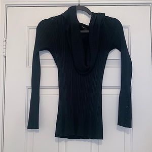It’s our time Green swoop neck sweater size M